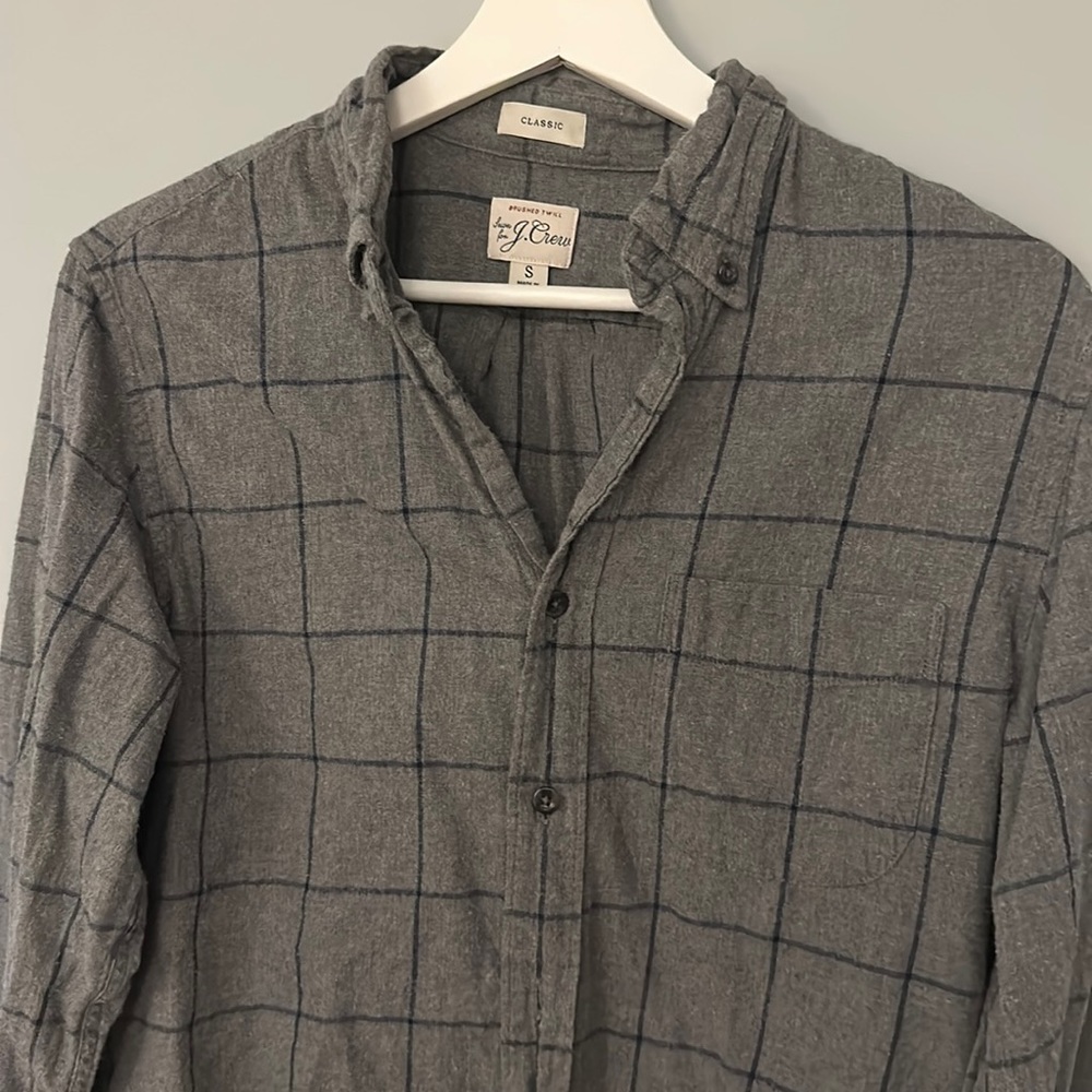 J. Crew Classic Brushed Twill Button Down